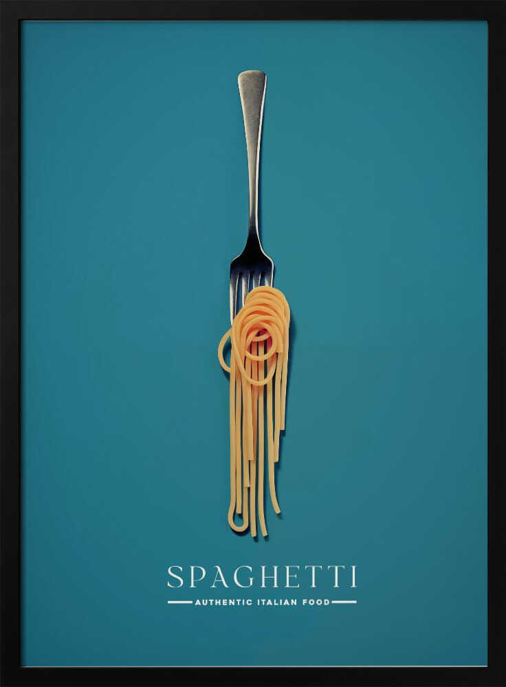 A Fork Wrapped In Spaghetti Poster