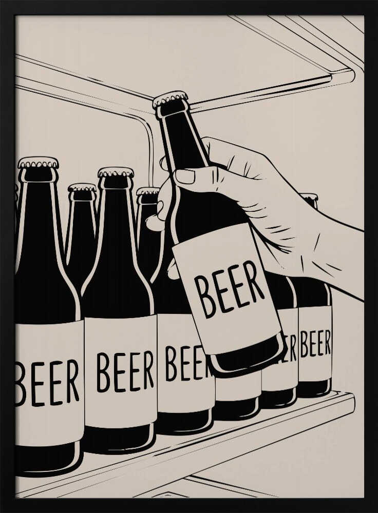 Beer Shelf Poster