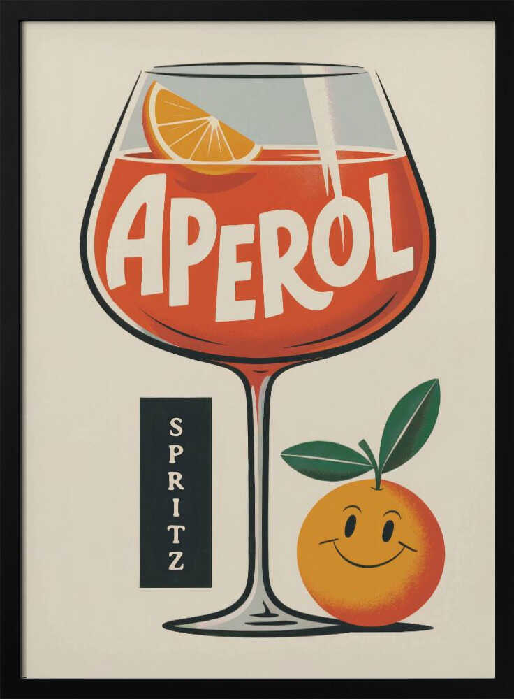 Aperol Spritz Retro Poster