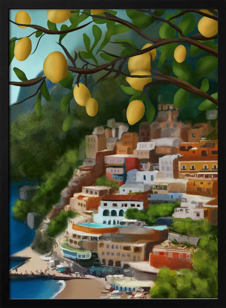 Lemon Coast Vistas Poster