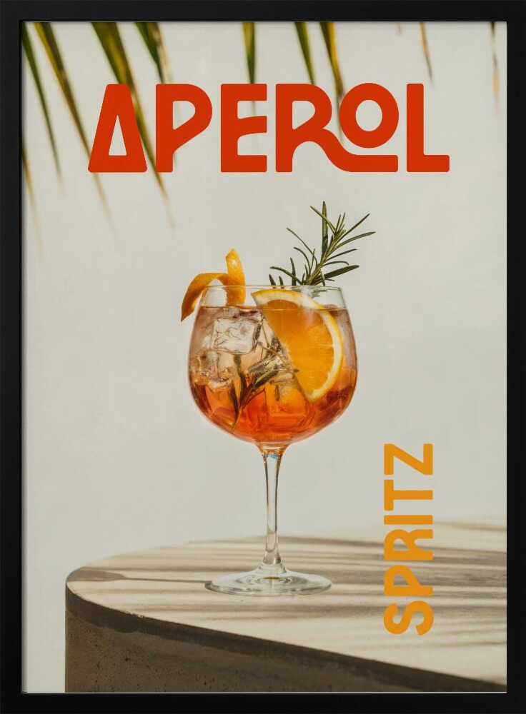 Aperol Spritz Tropic Poster