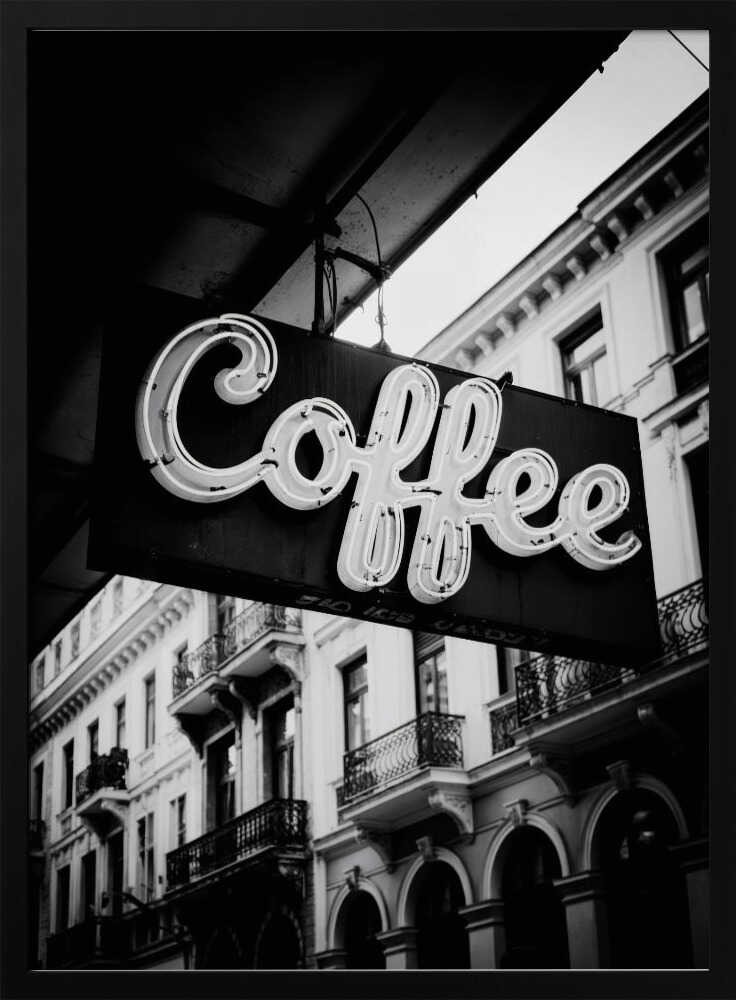 Vintage Coffee Sign No 1 Poster