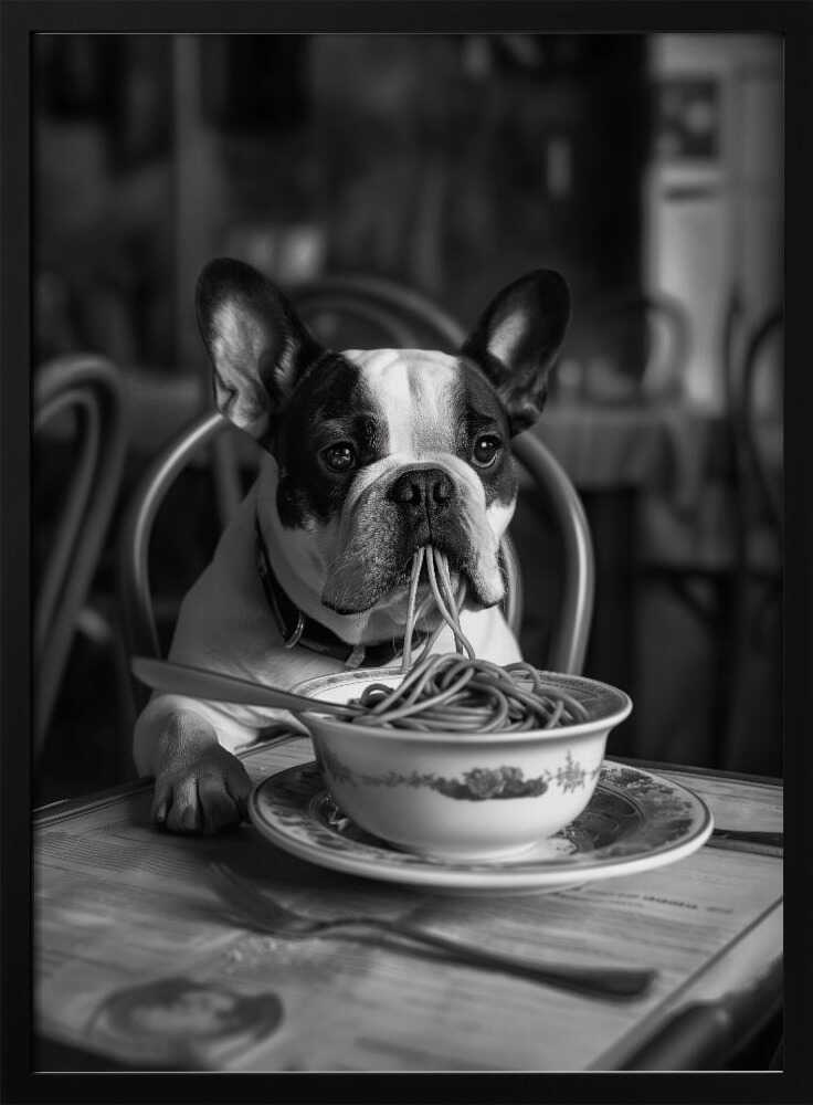 Pasta Time Pup Poster