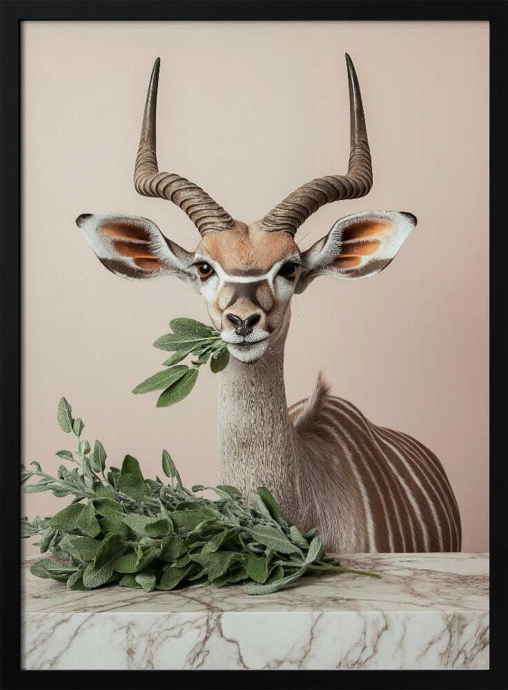 Kudu Herbivore Bliss Poster