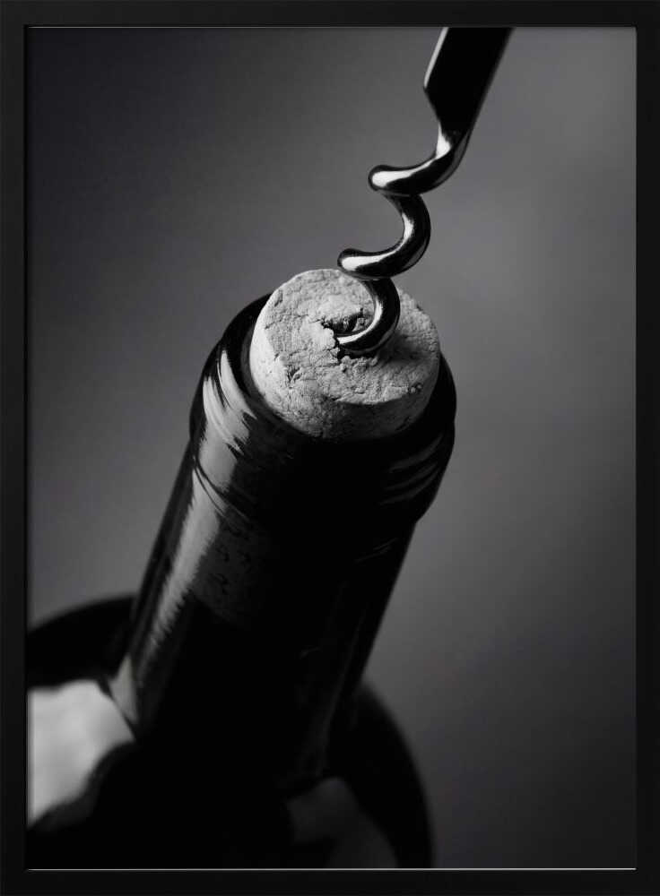 Wine Bottle Opening Poster