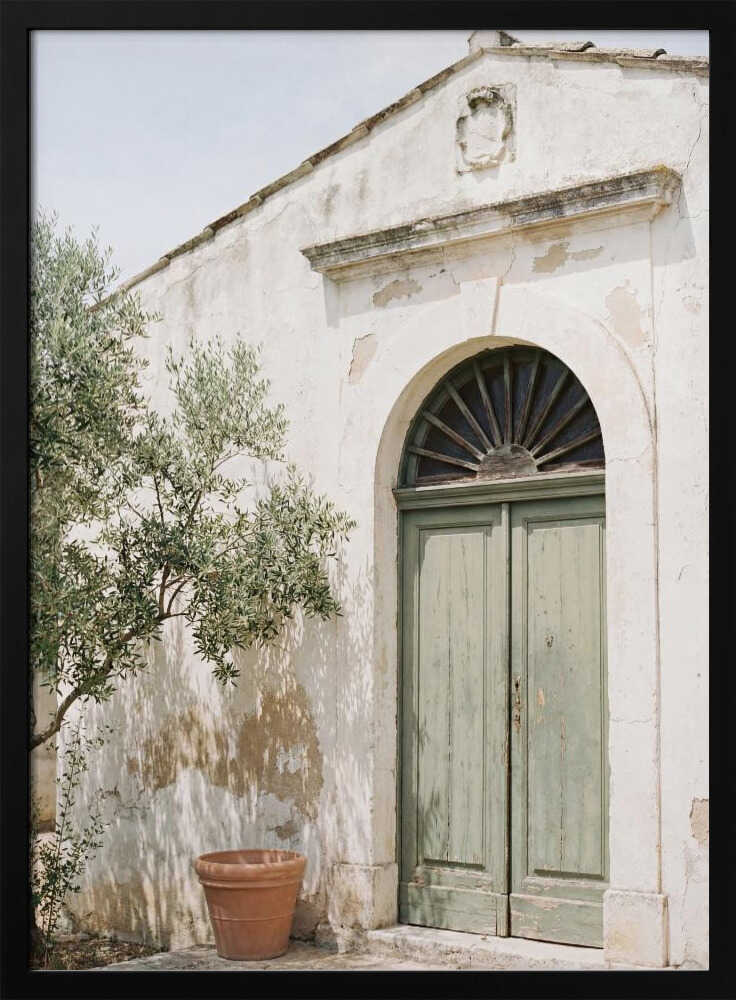 Mediterranean house Poster