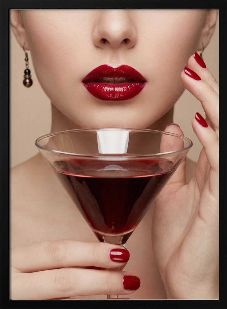 Red Cocktail Poster