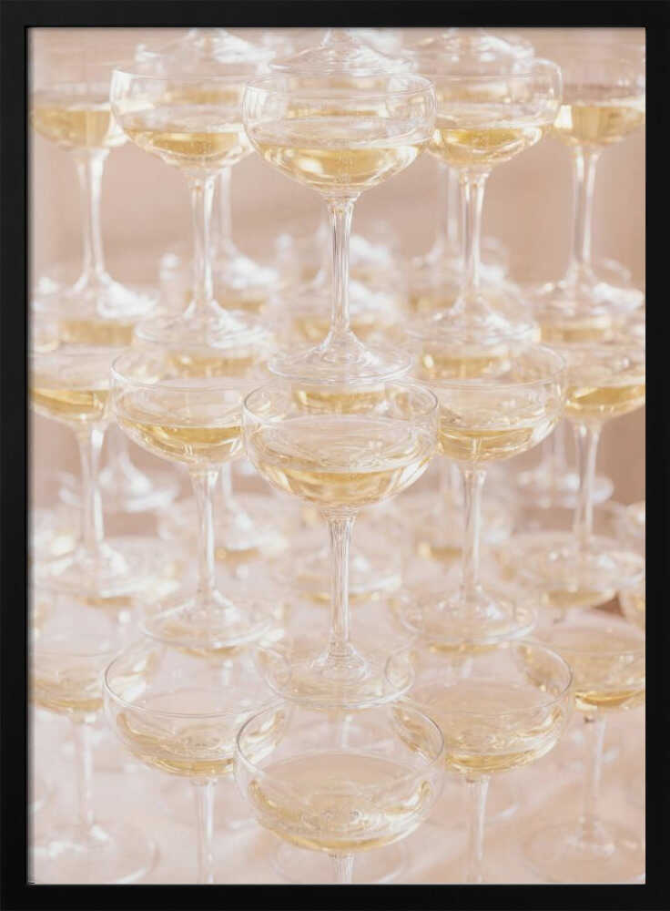 Champagne Tower Poster