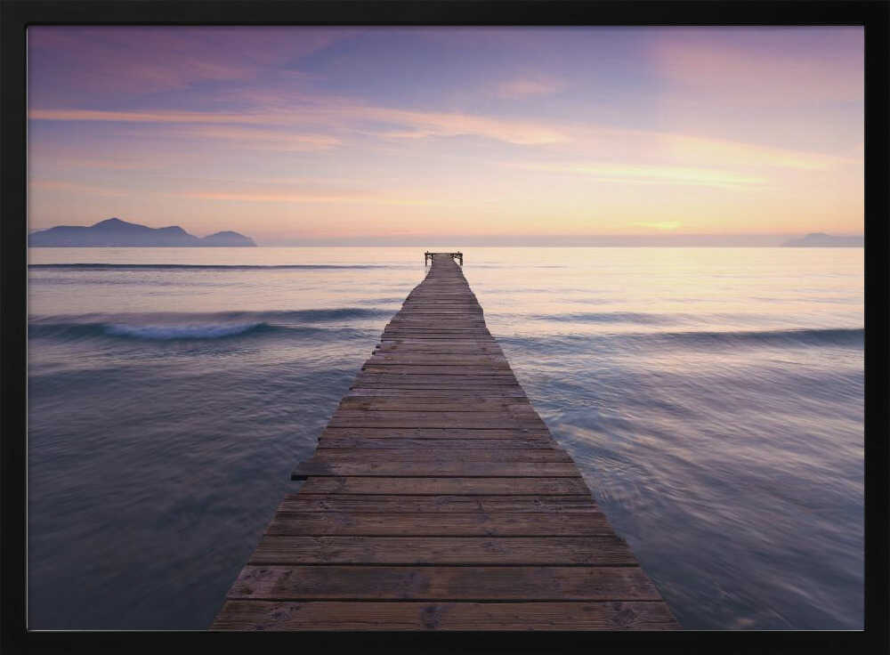 Purple Jetty Poster