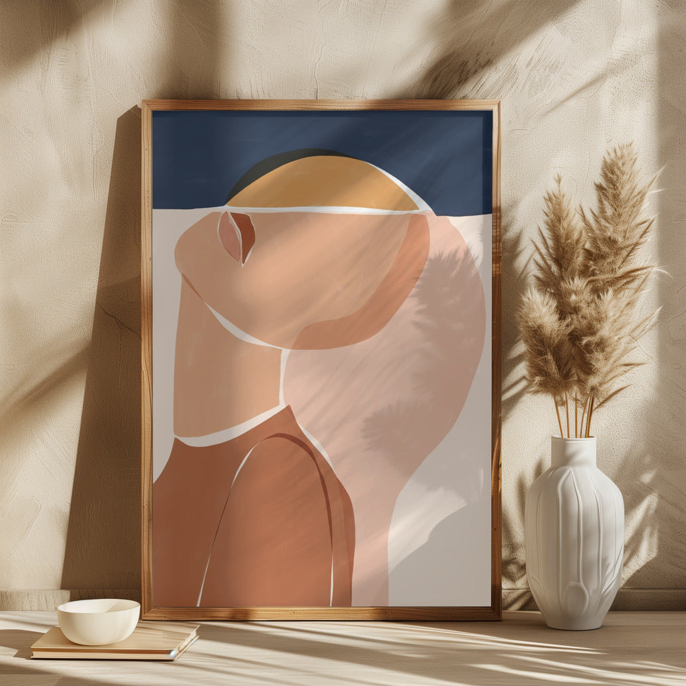 Half Face Half Sun Poster