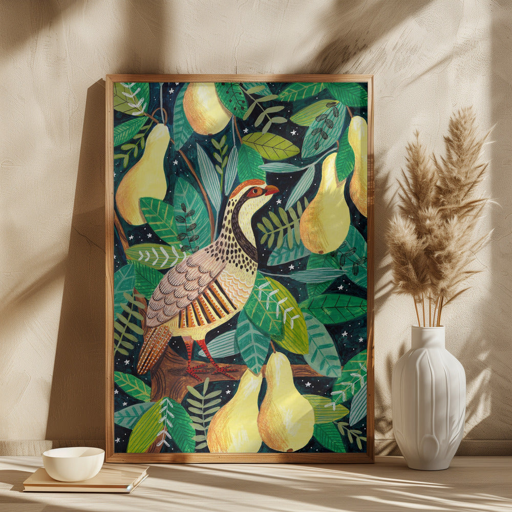 Partridge in a pear tree Poster