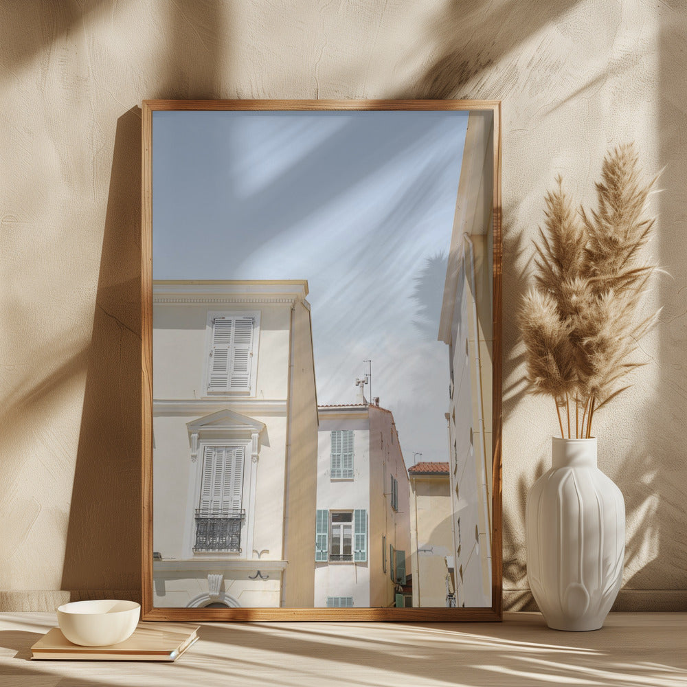 Streets of Menton Poster