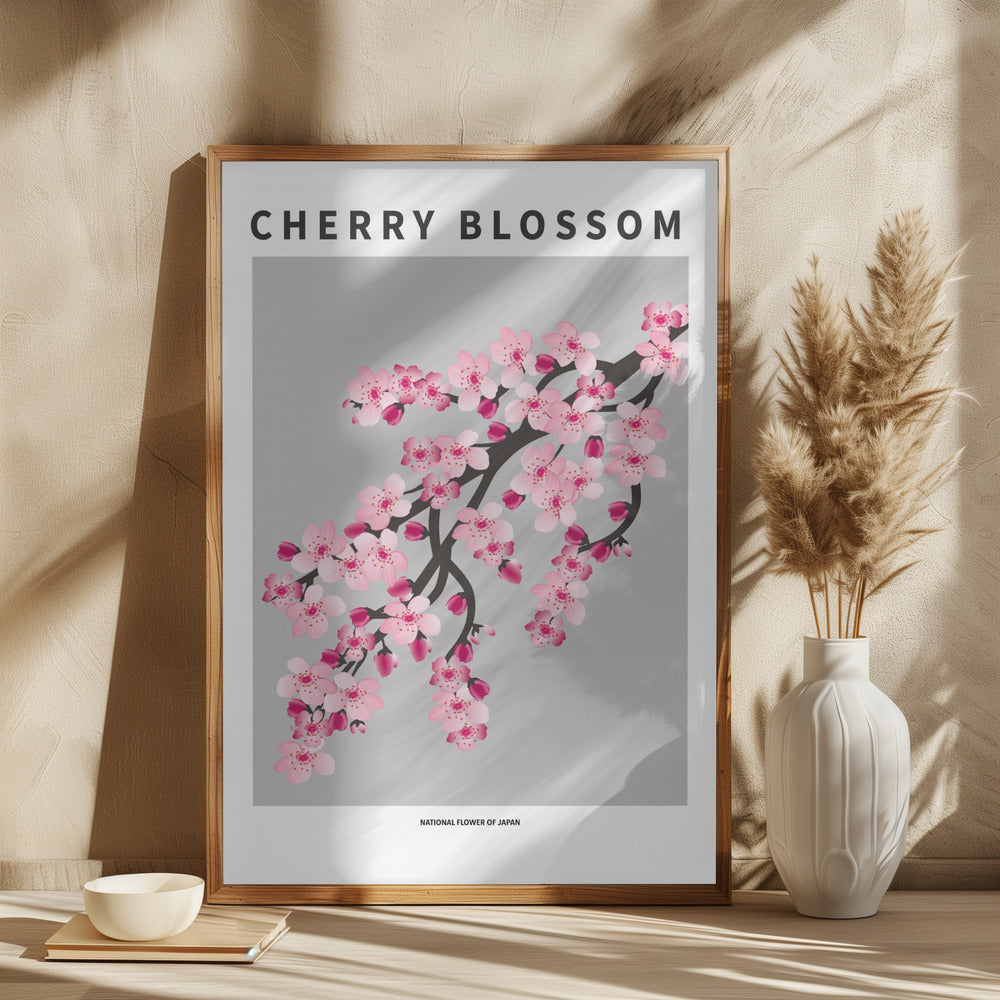 Cherry blossom - National flower of Japan Poster