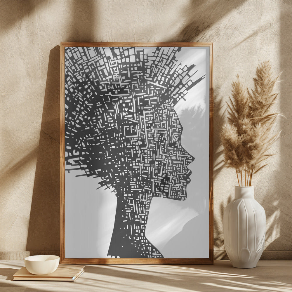 Face In Profile Poster
