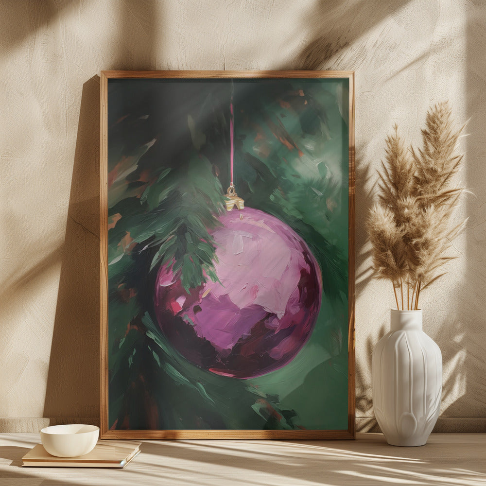 Christmas Bauble No 1 Poster