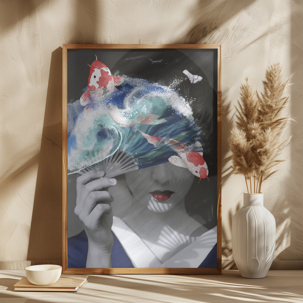 Koi Fan Poster