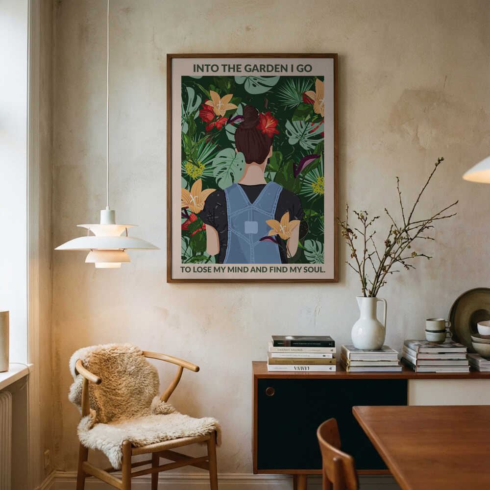 Into the Garden Standard Wall Art Poster