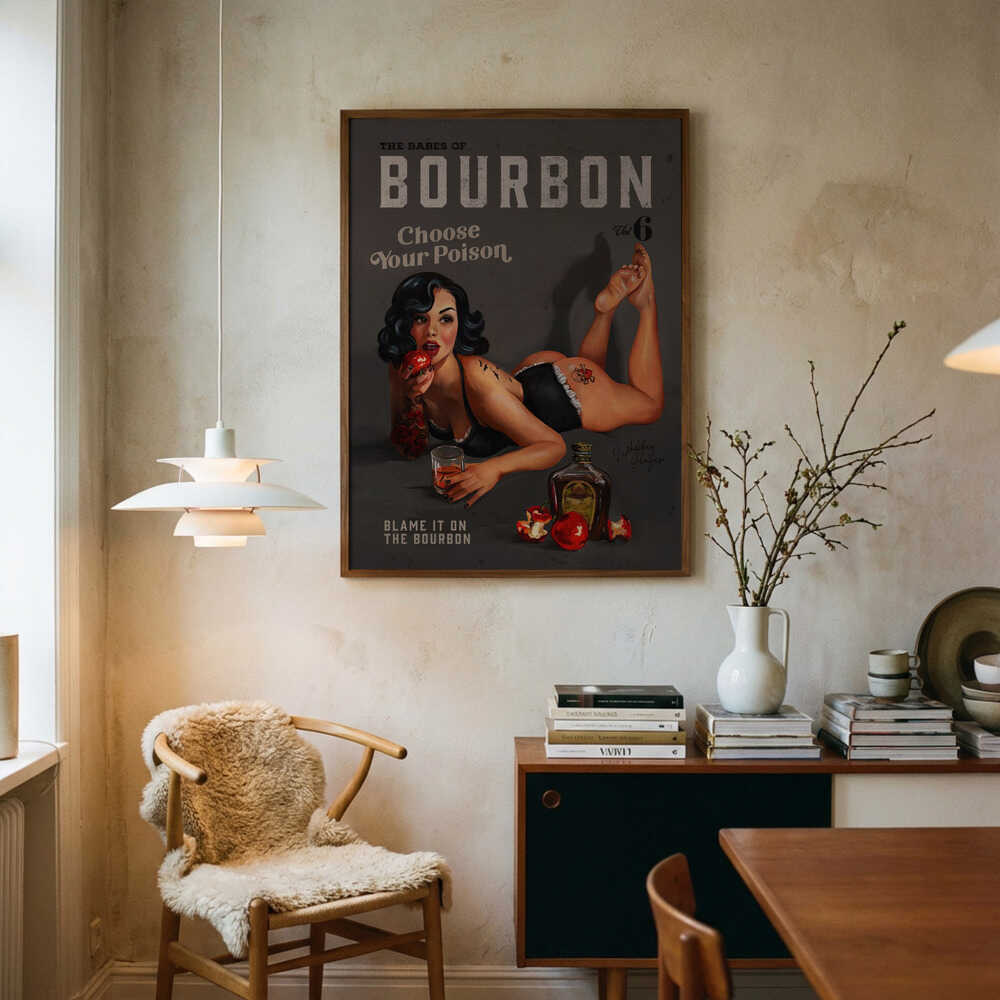 Babes of Bourbon Vol 6 Choose Your Poison Sexy Pinup Poster