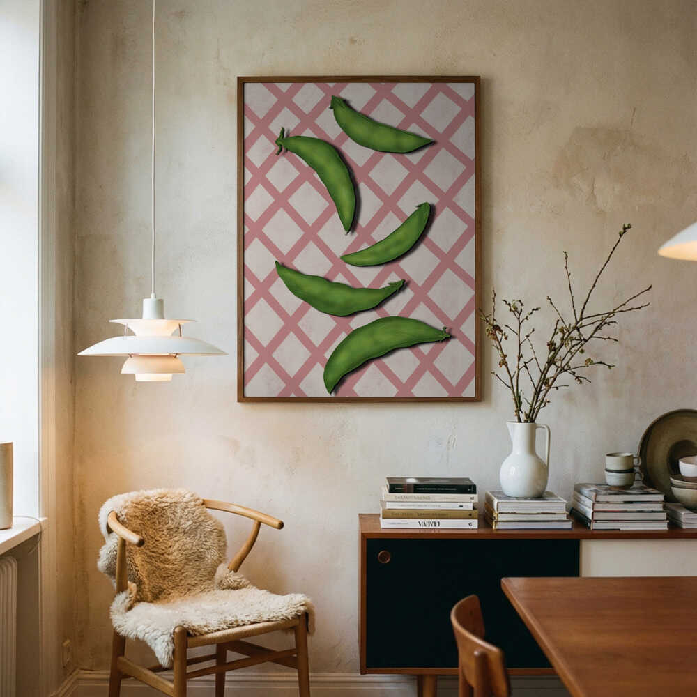 Sugar snap peas Poster
