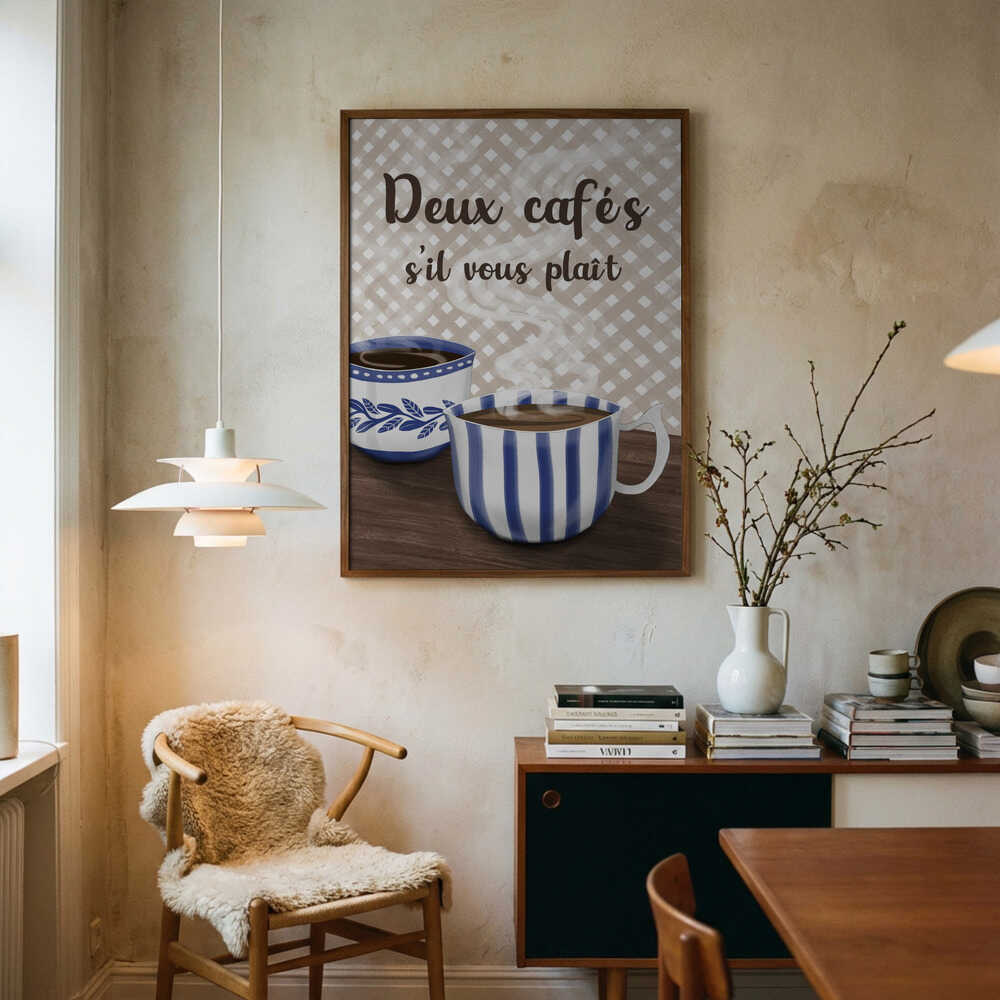 Two coffees please Poster