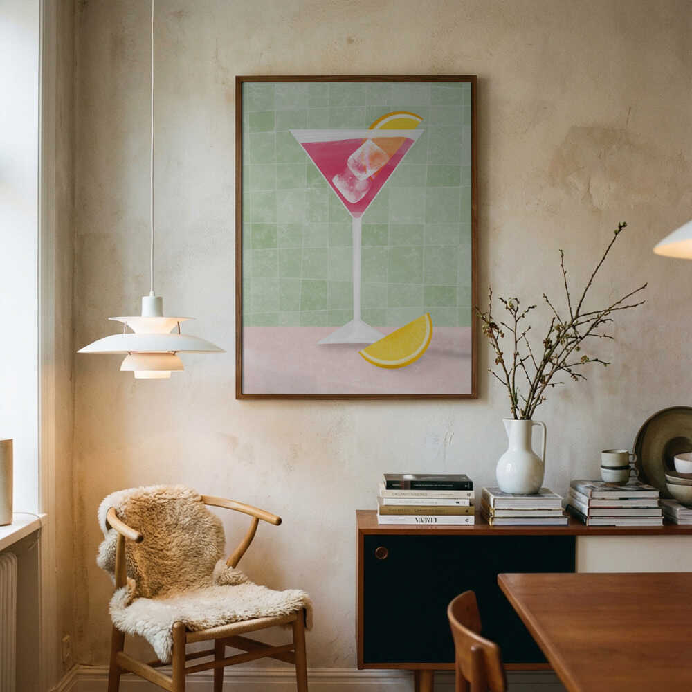 Pink coctail Poster