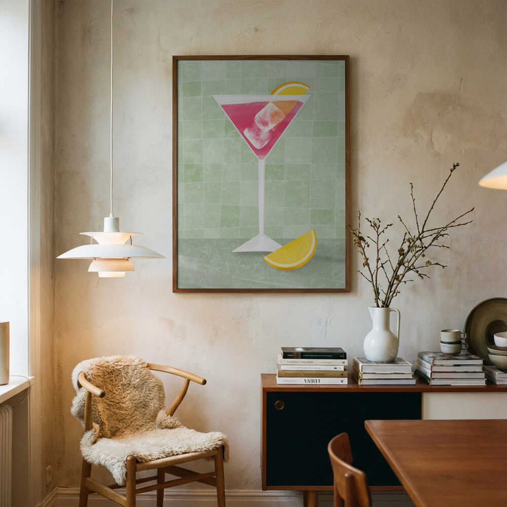Pink coctail Poster