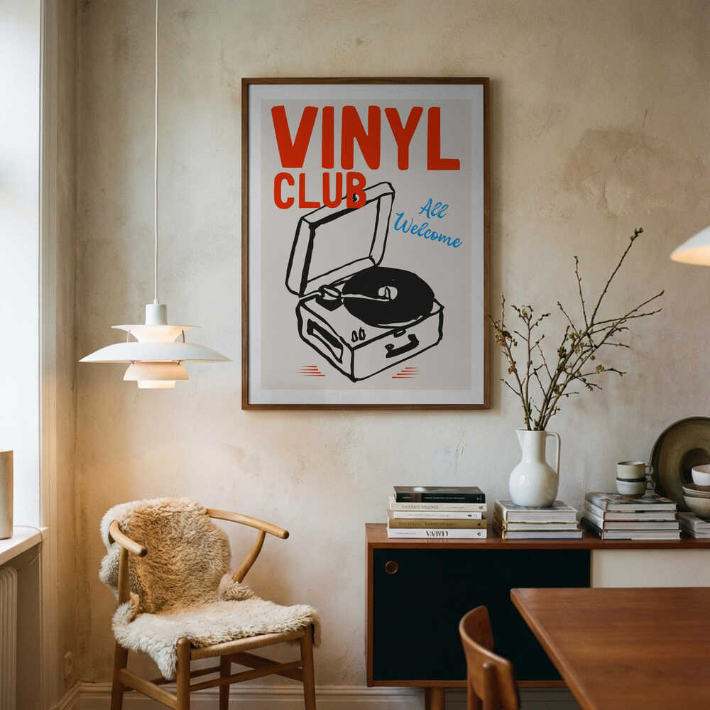 Vinyl Club Art Poster.png Poster