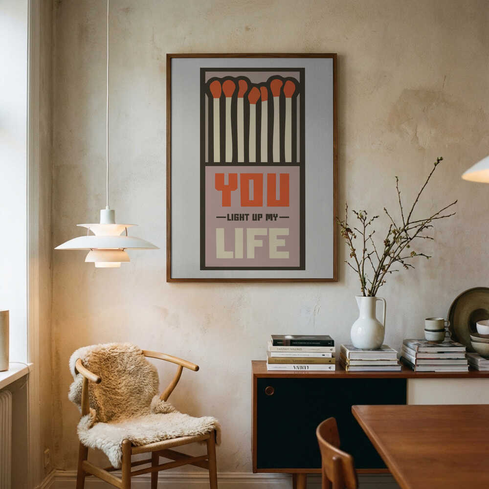 Vintage Matchbox Design Poster