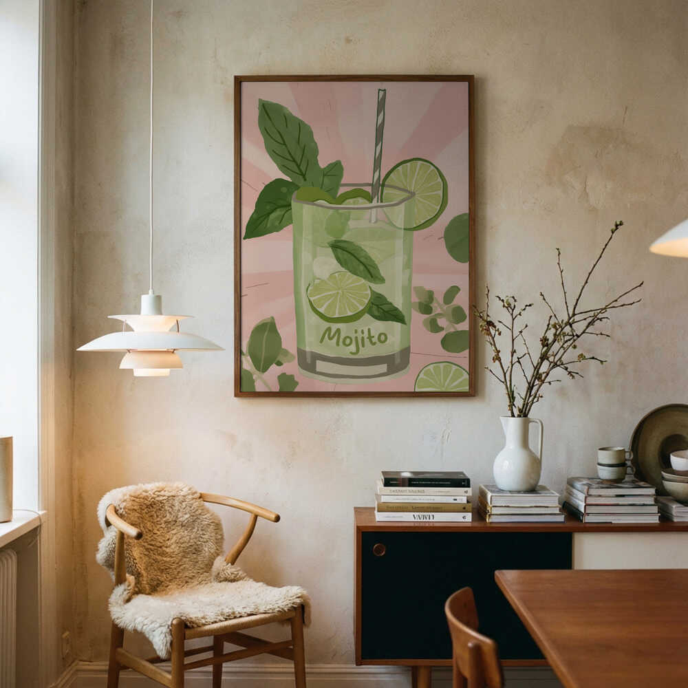 Minty Lime Delight Poster