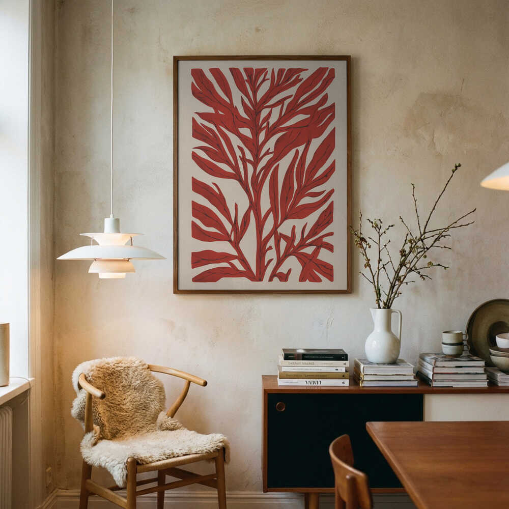 The Tree Branch with Leaves Poster