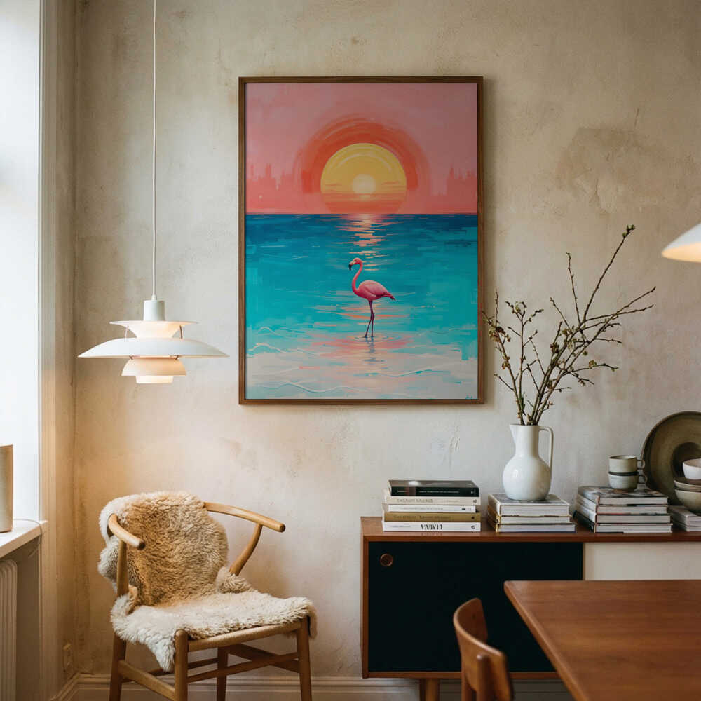 Just Vibin’ By the Sea Poster