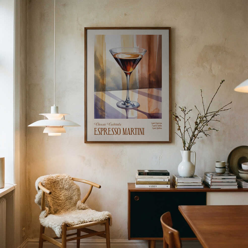 Classic Cocktails - Espresso Martini Poster