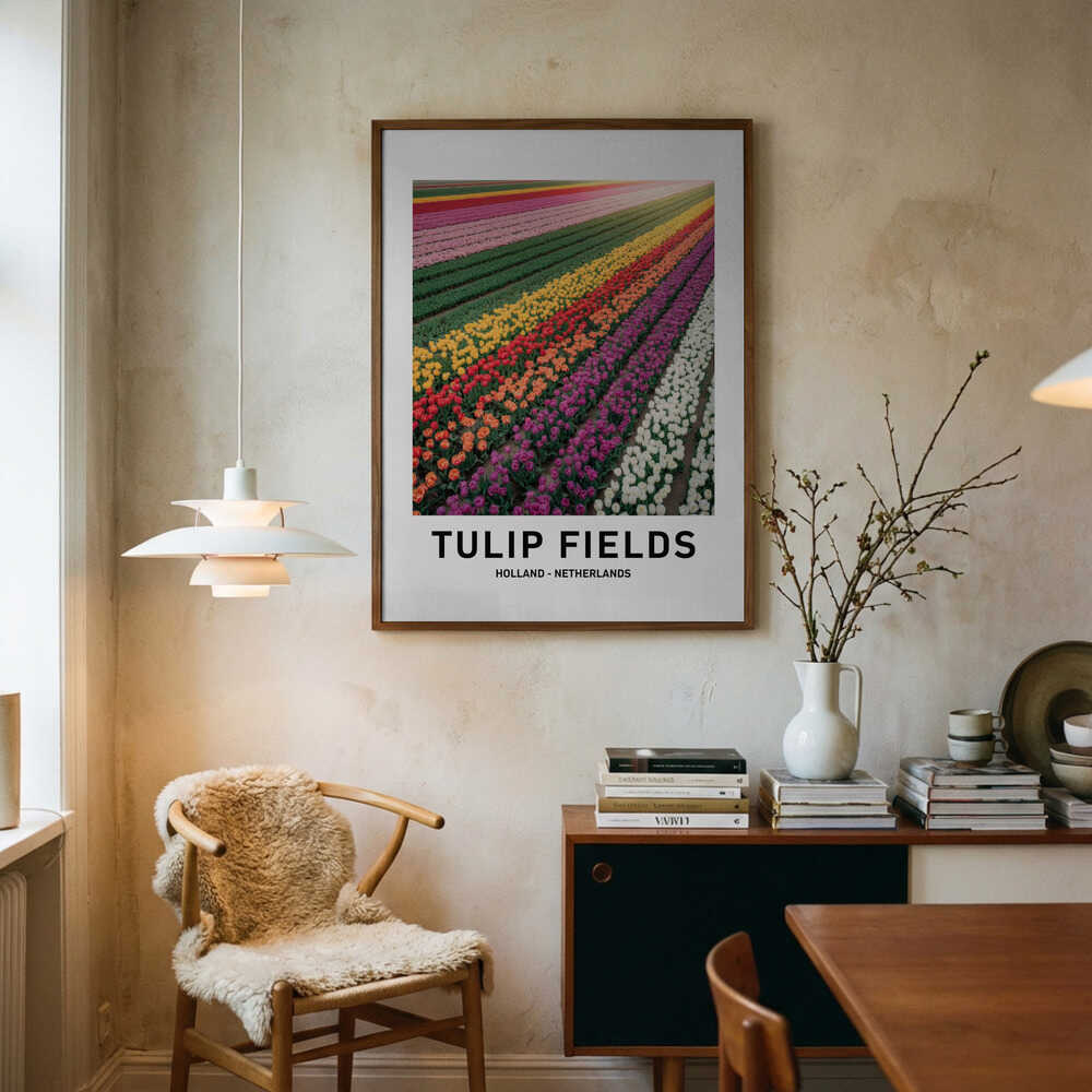 Tulip Fields Poster