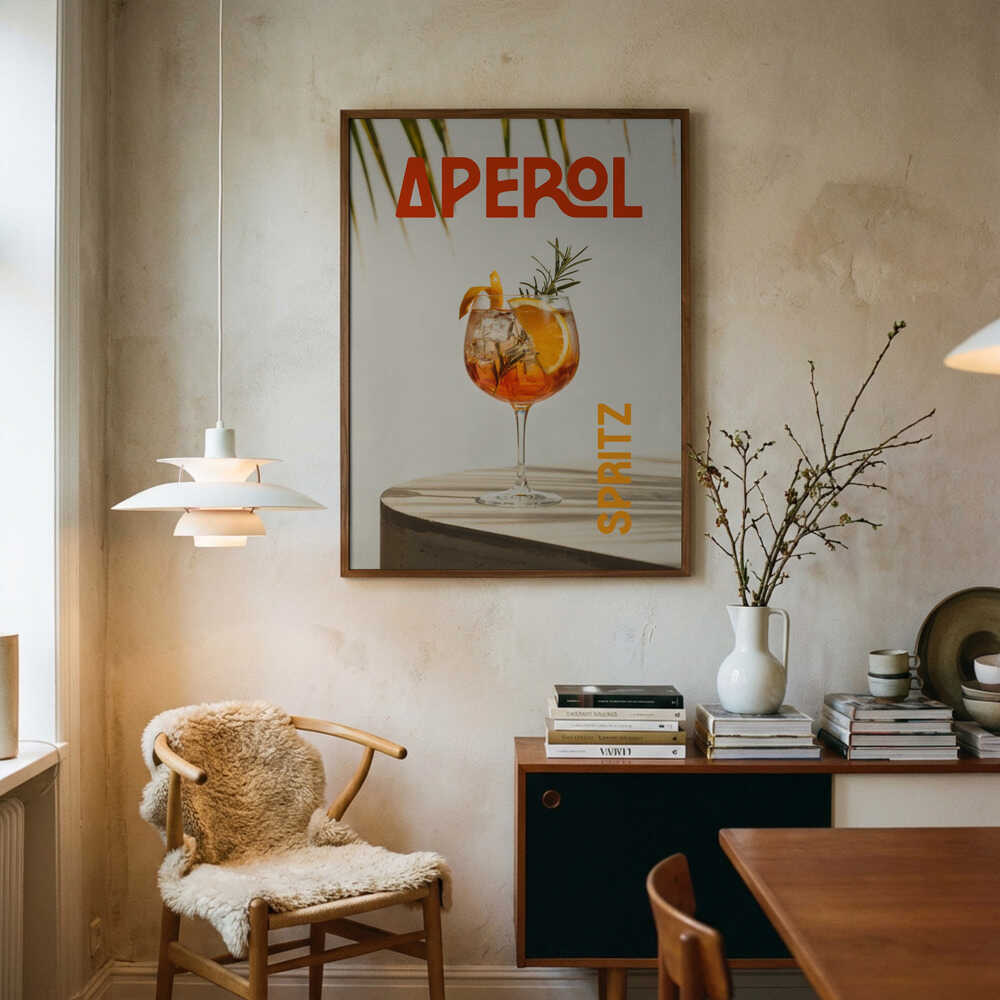 Aperol Spritz Tropic Poster