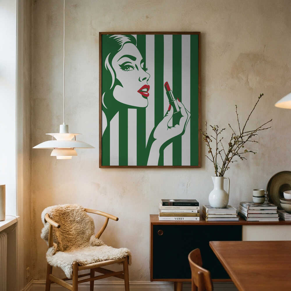 Put On Some Lipstick Poster