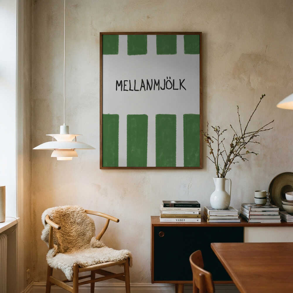 Mellanmjölk Poster