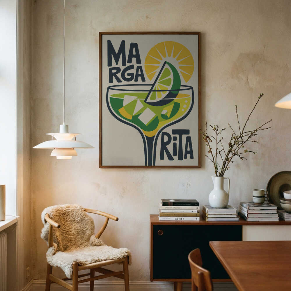 Sunny Margarita Poster