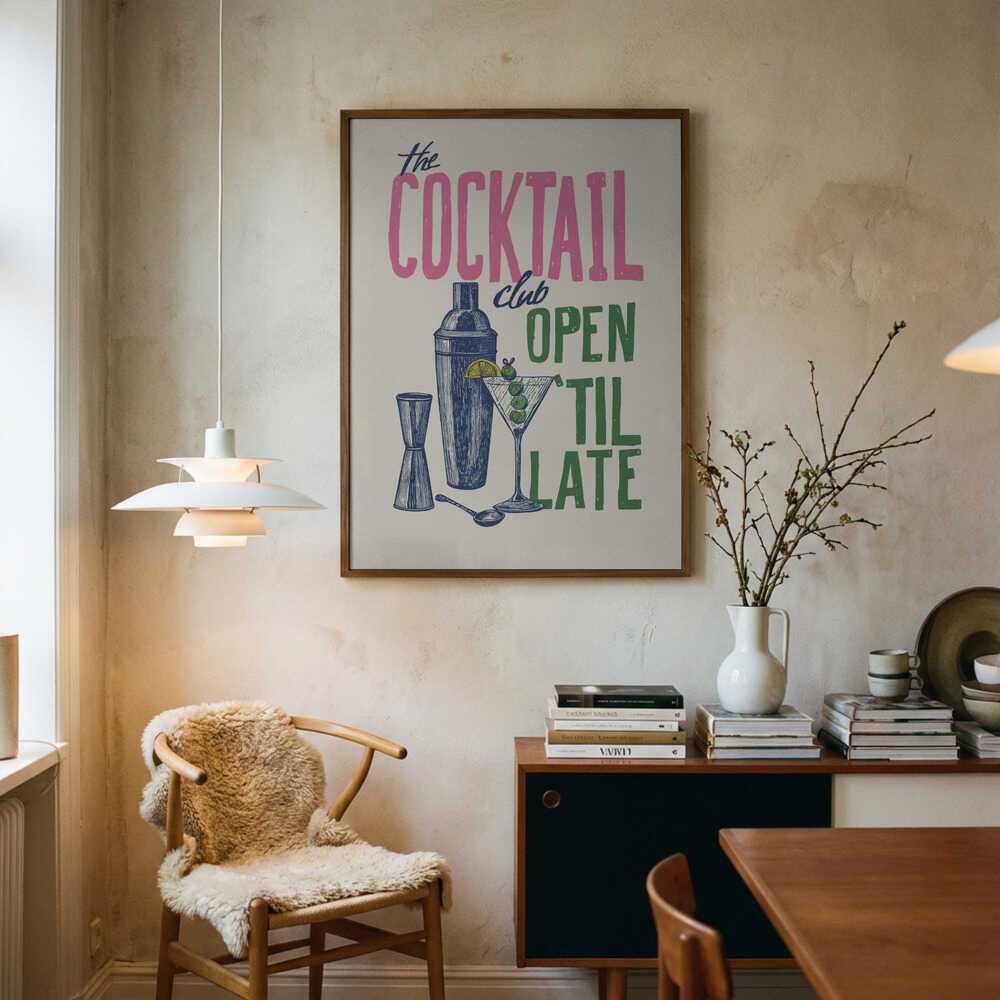 The Cocktail Club Poster