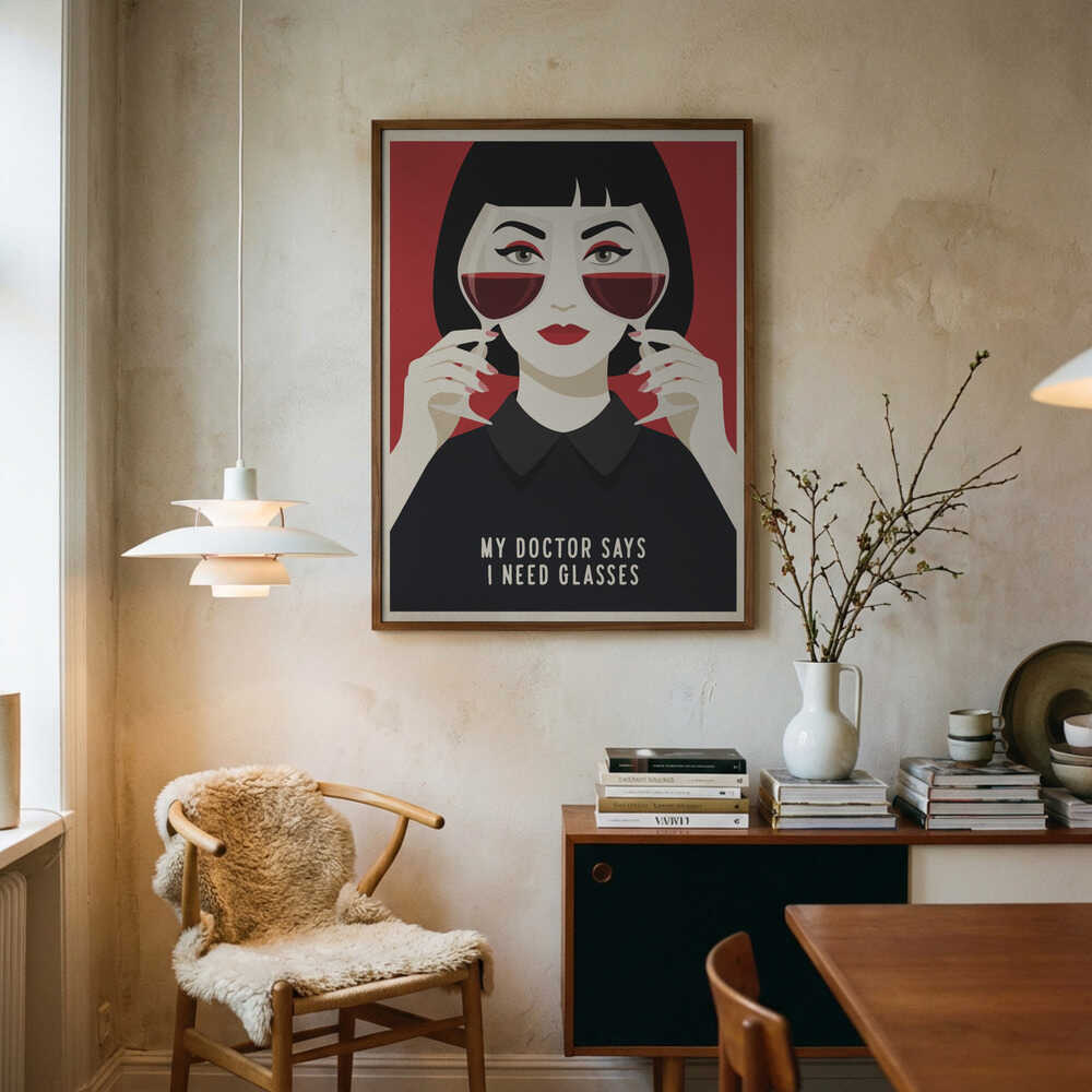 My Doctor Says I Need Glasses Poster