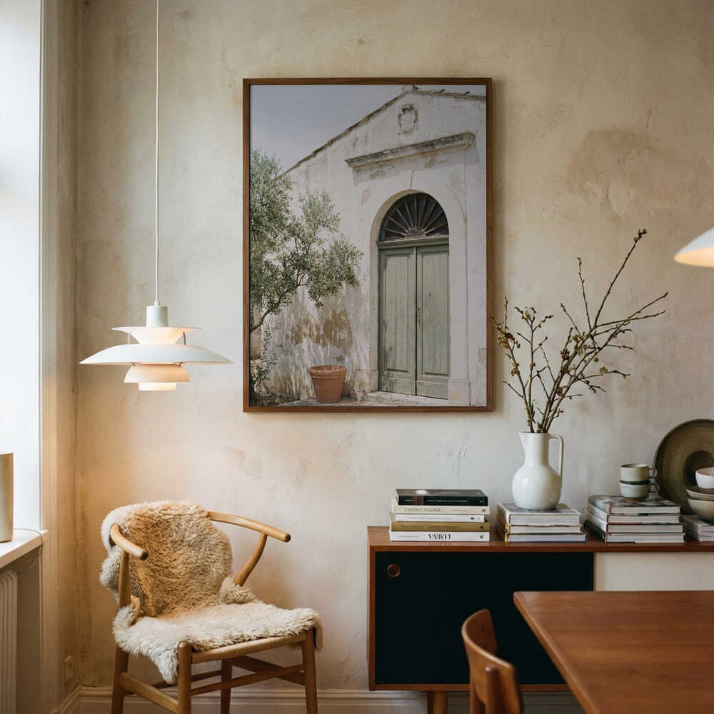 Mediterranean house Poster