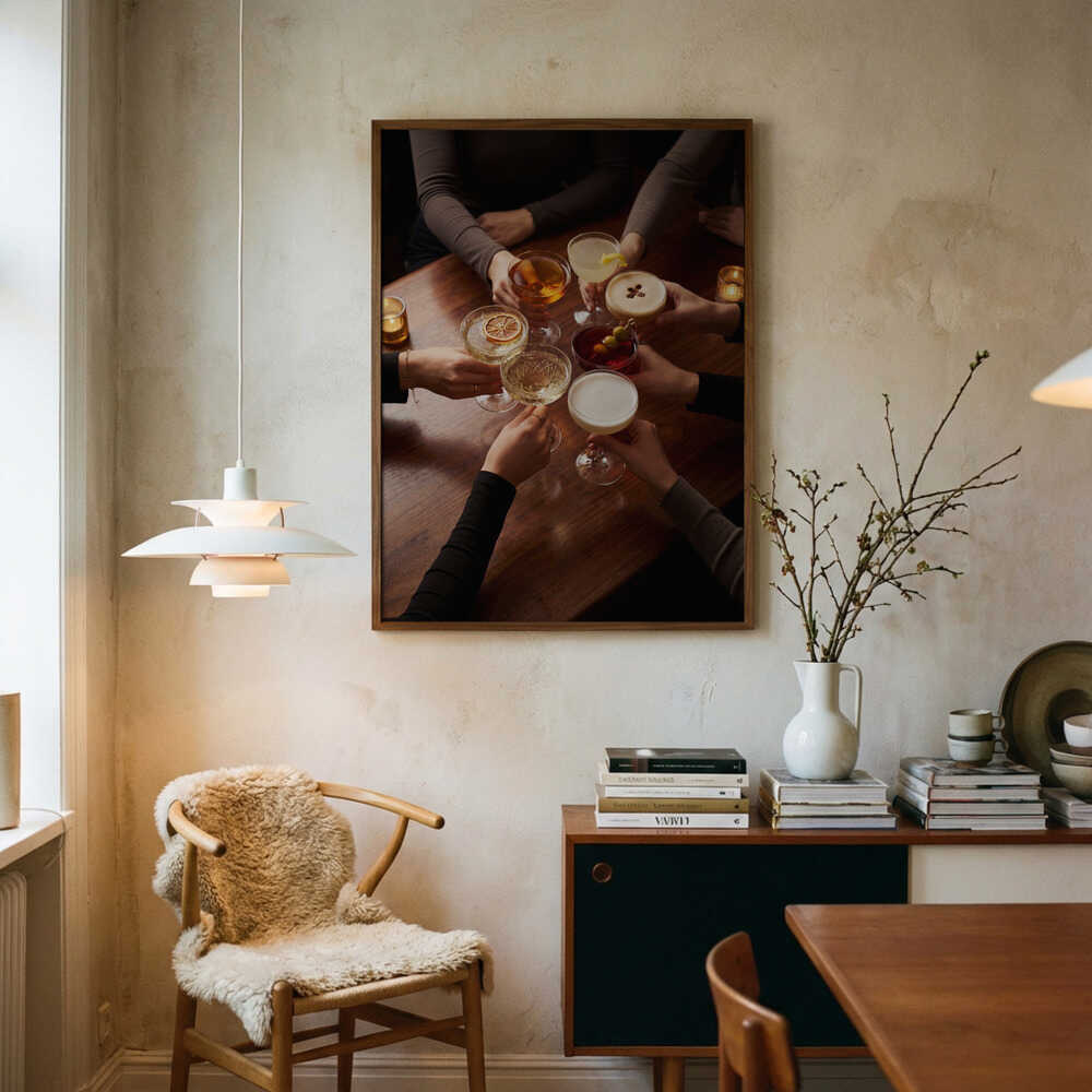 Raise a Toast Poster