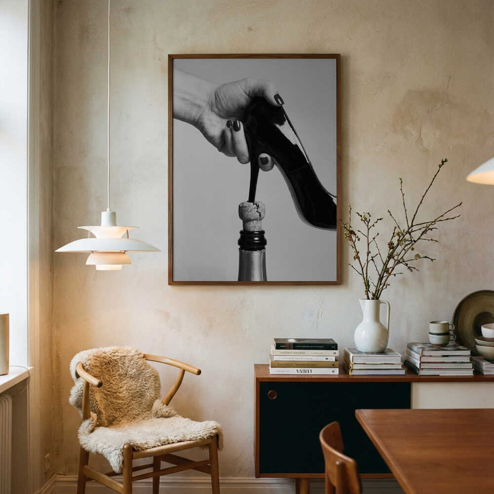 High-Heeled Wine Opener Poster