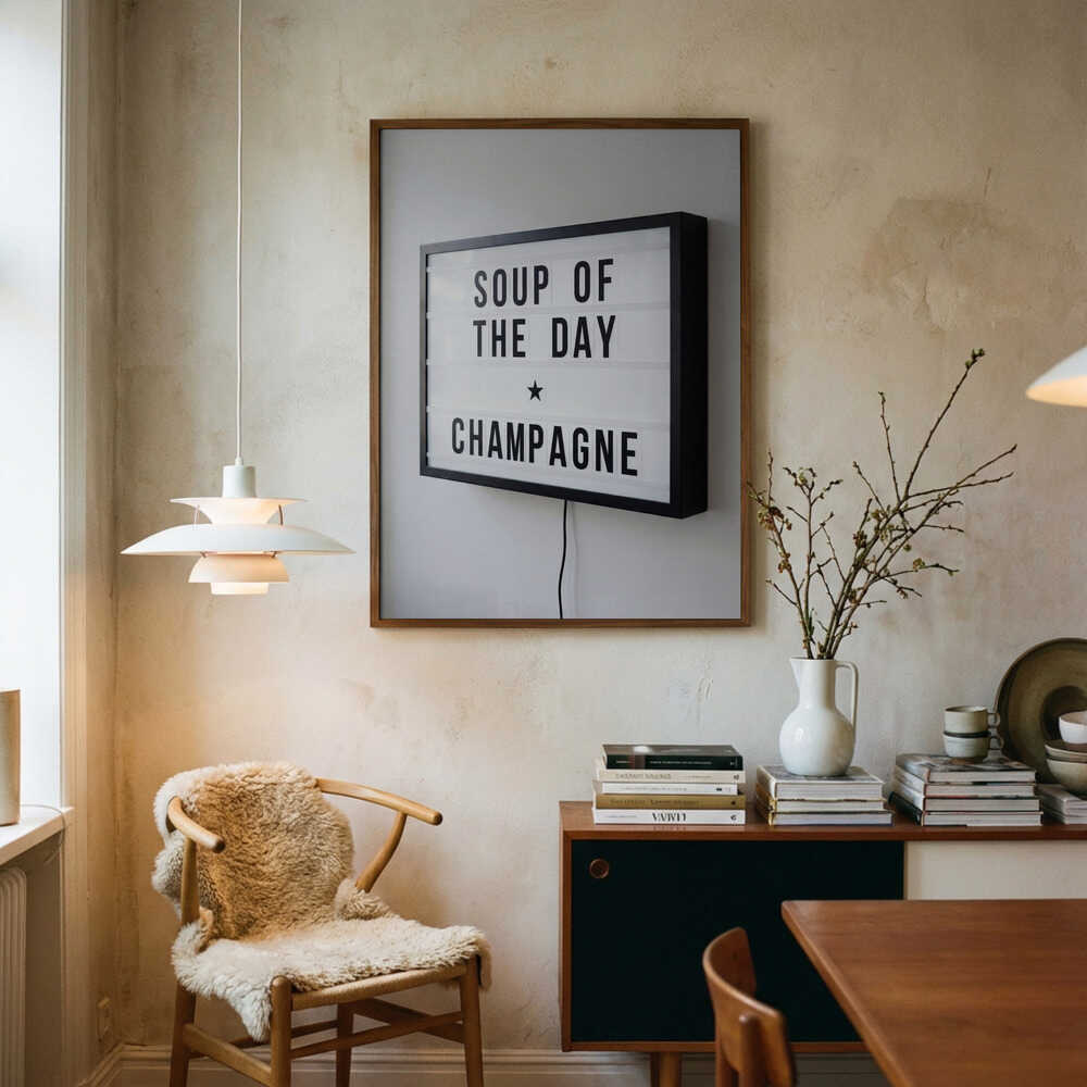 Soup of the Day Sign Poster