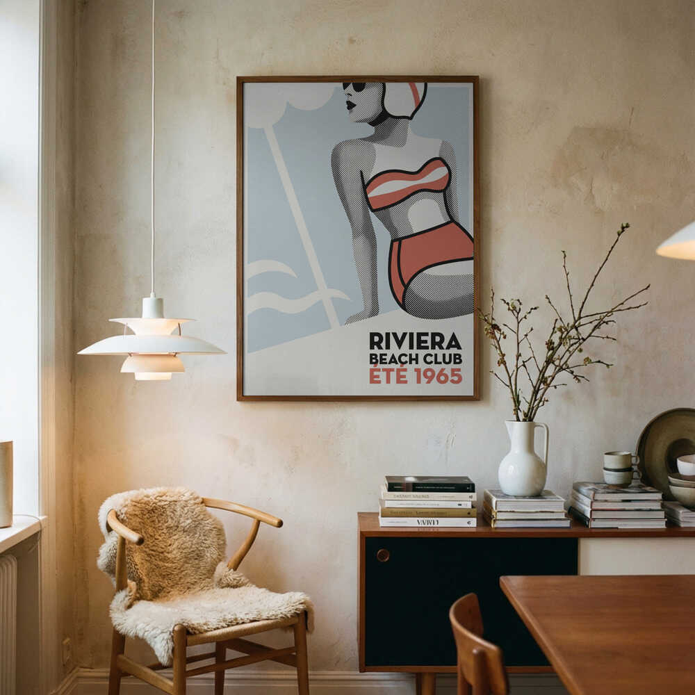 Riviera Beach Club Summer Poster