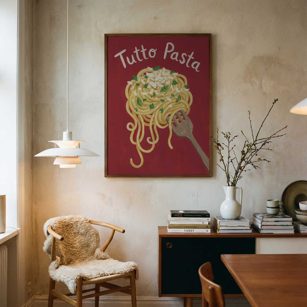 Rustic Italian Pasta Poster