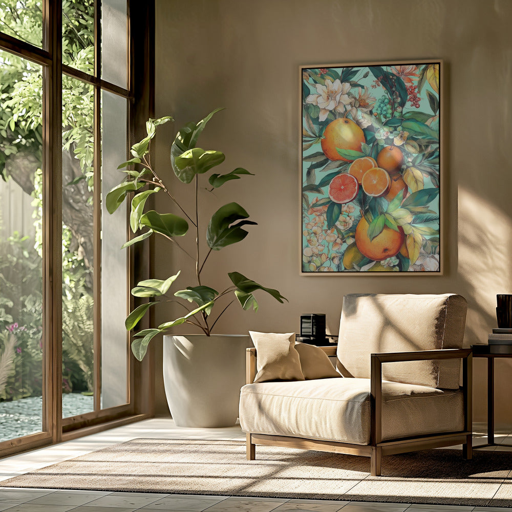 Flowers and fruits 2 Poster