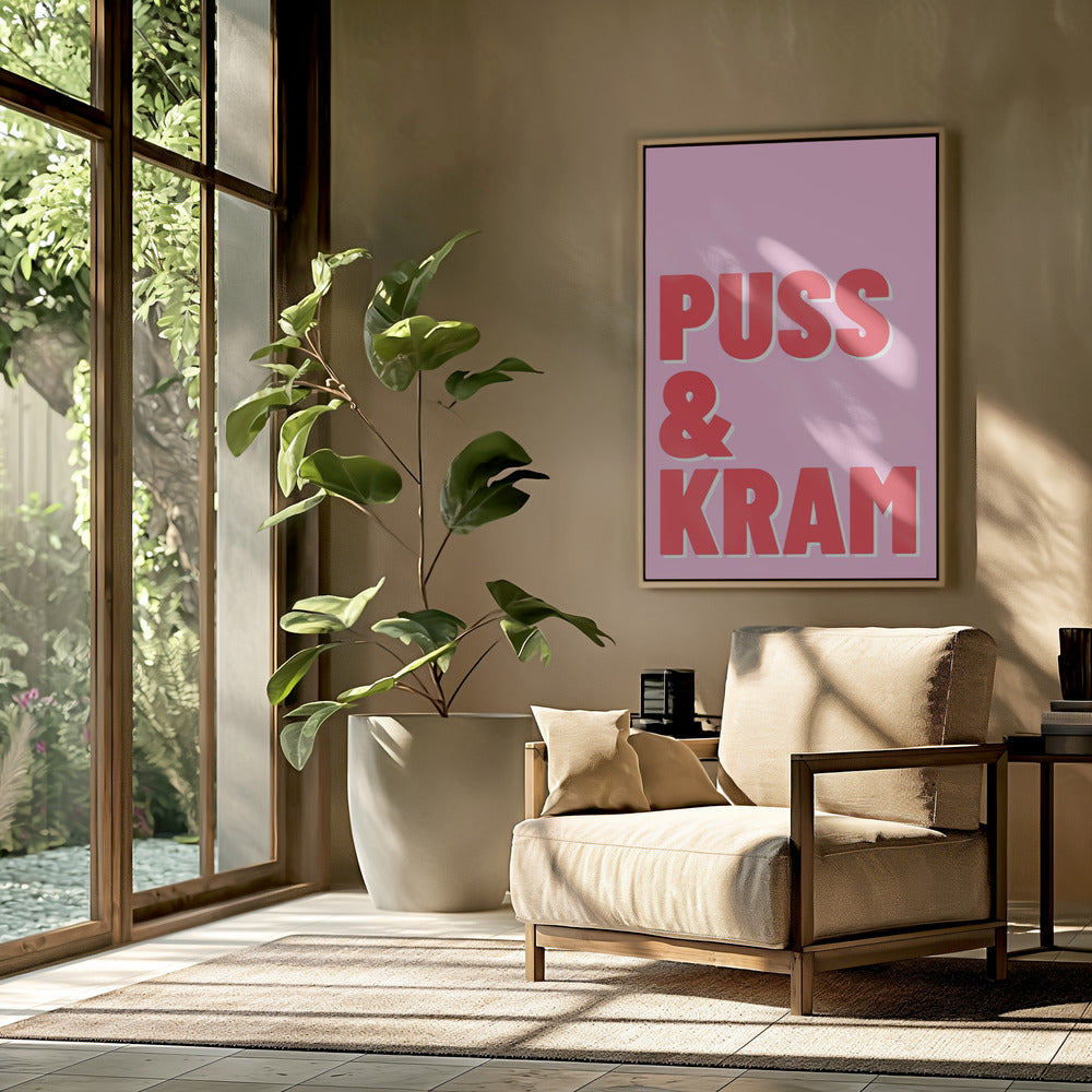 Puss och Kram Poster