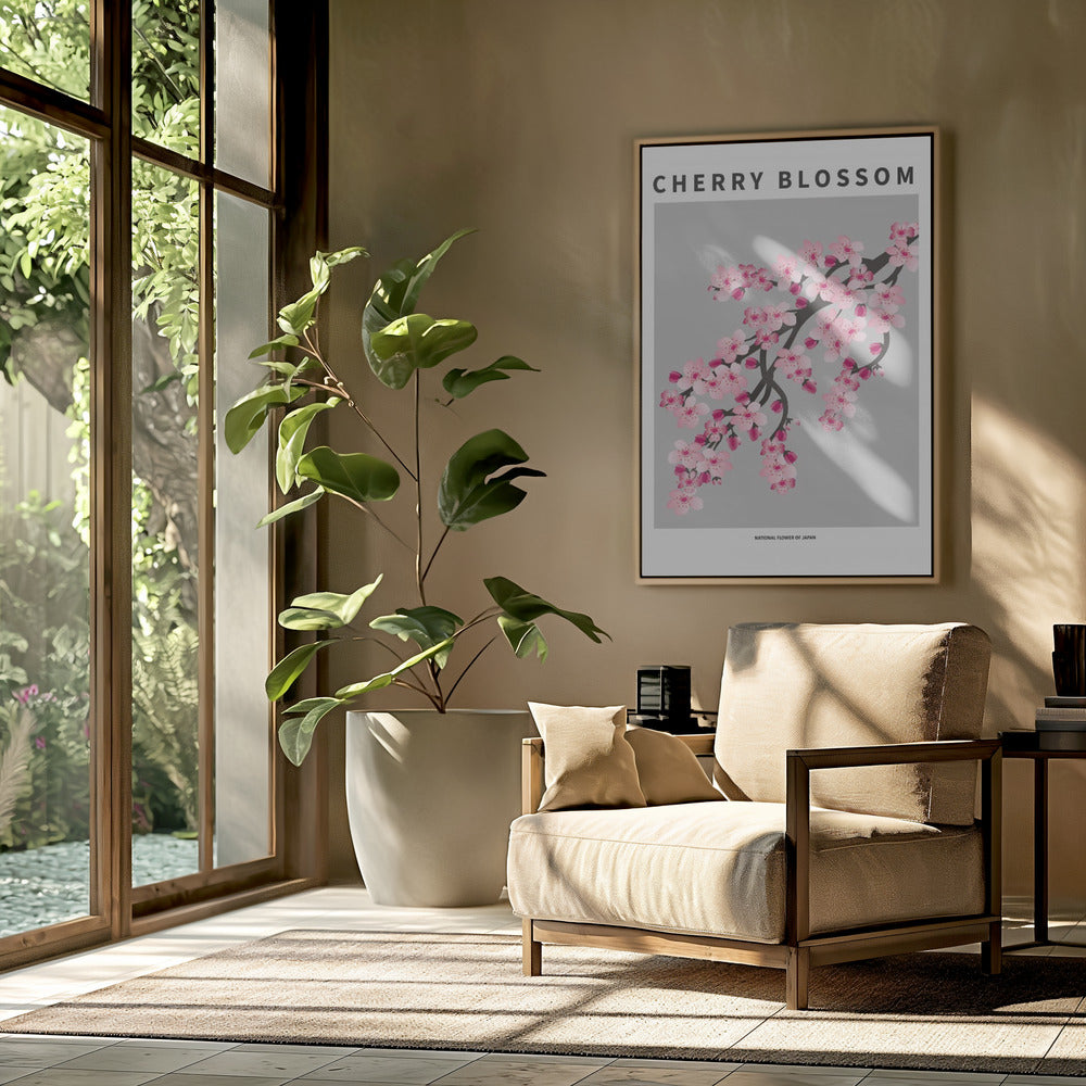 Cherry blossom - National flower of Japan Poster