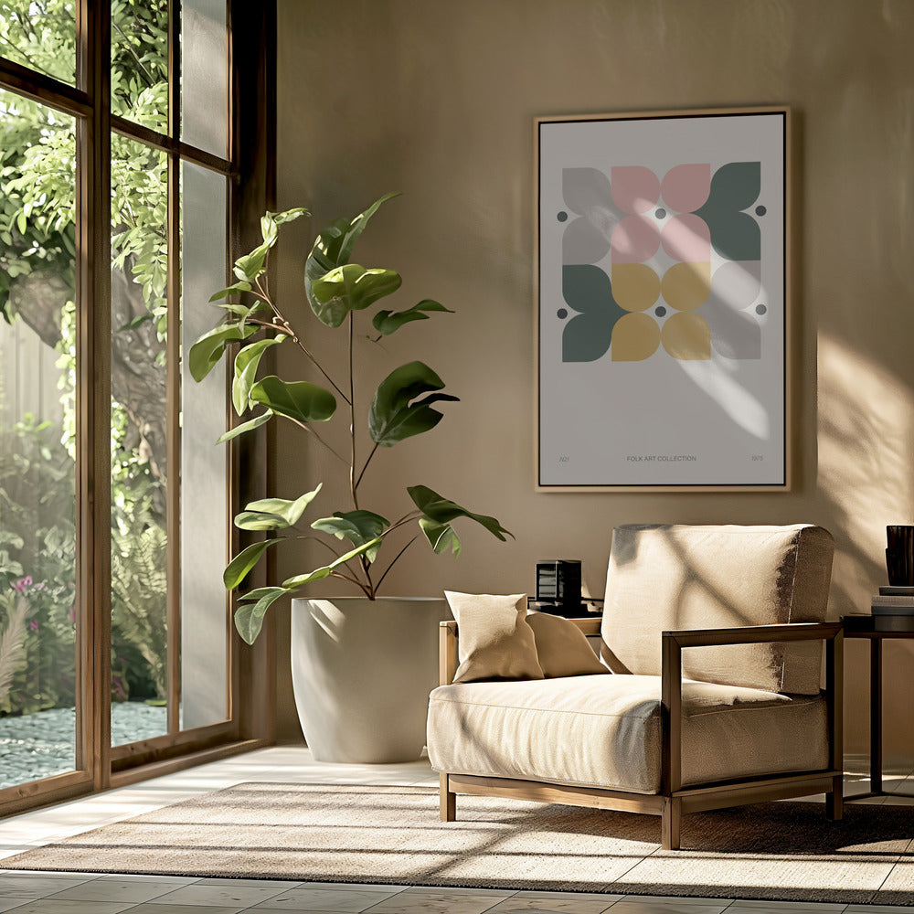 Modern folk art collection no 21 Poster
