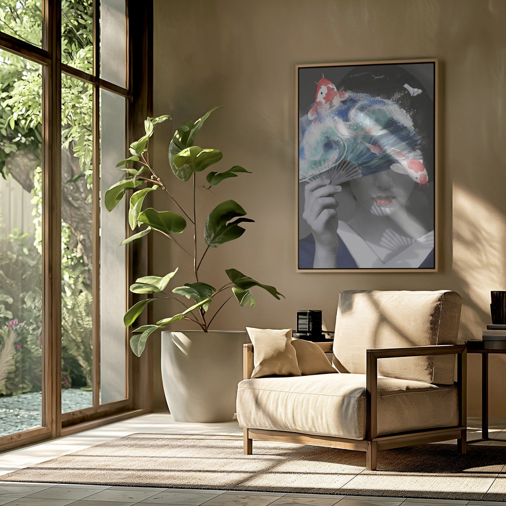 Koi Fan Poster